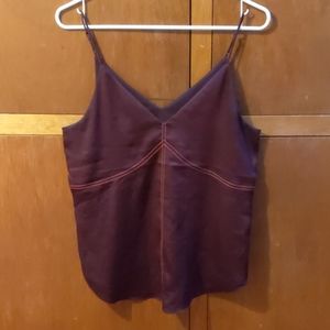 Contrast Stitch Downtown Cami by Express, Size Sma